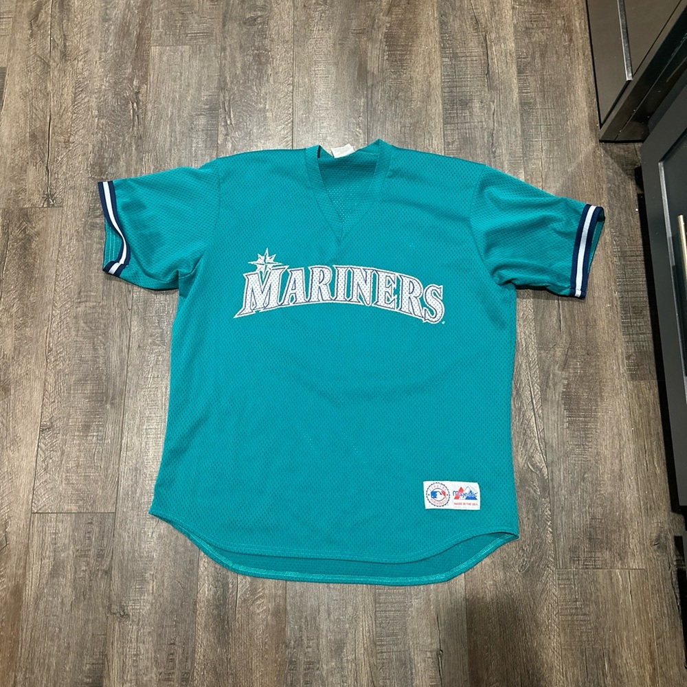 Majestic Teal Sports Jersey